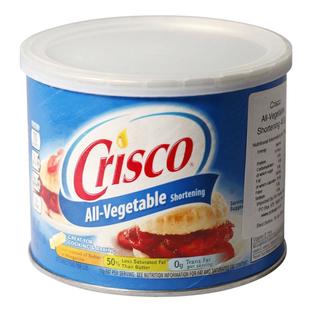 Crisco All-Vegetable Shortening 453g - Versatile Baking Aid – TheGrocery